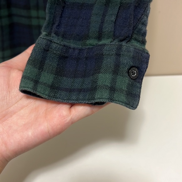 Garage Flannel Shirt in Green and Blue - Picture 4 of 9